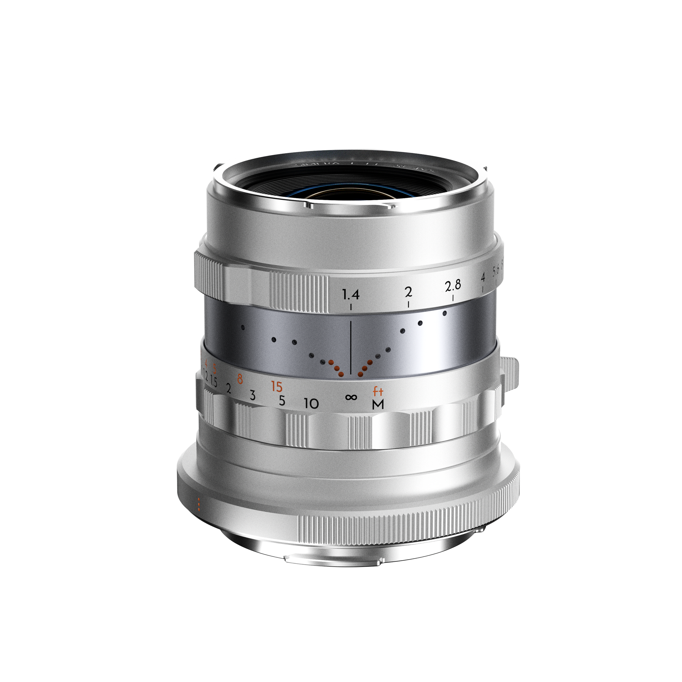 Thypoch Simera 28mm f1.4 for Canon RF Mount Lens (Silver)