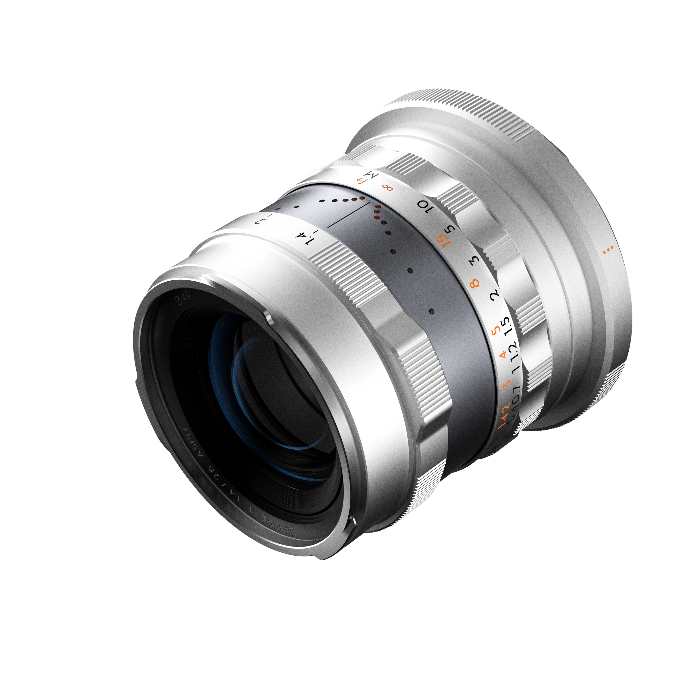 Thypoch Simera 28mm f1.4 for Canon RF Mount Lens (Silver)