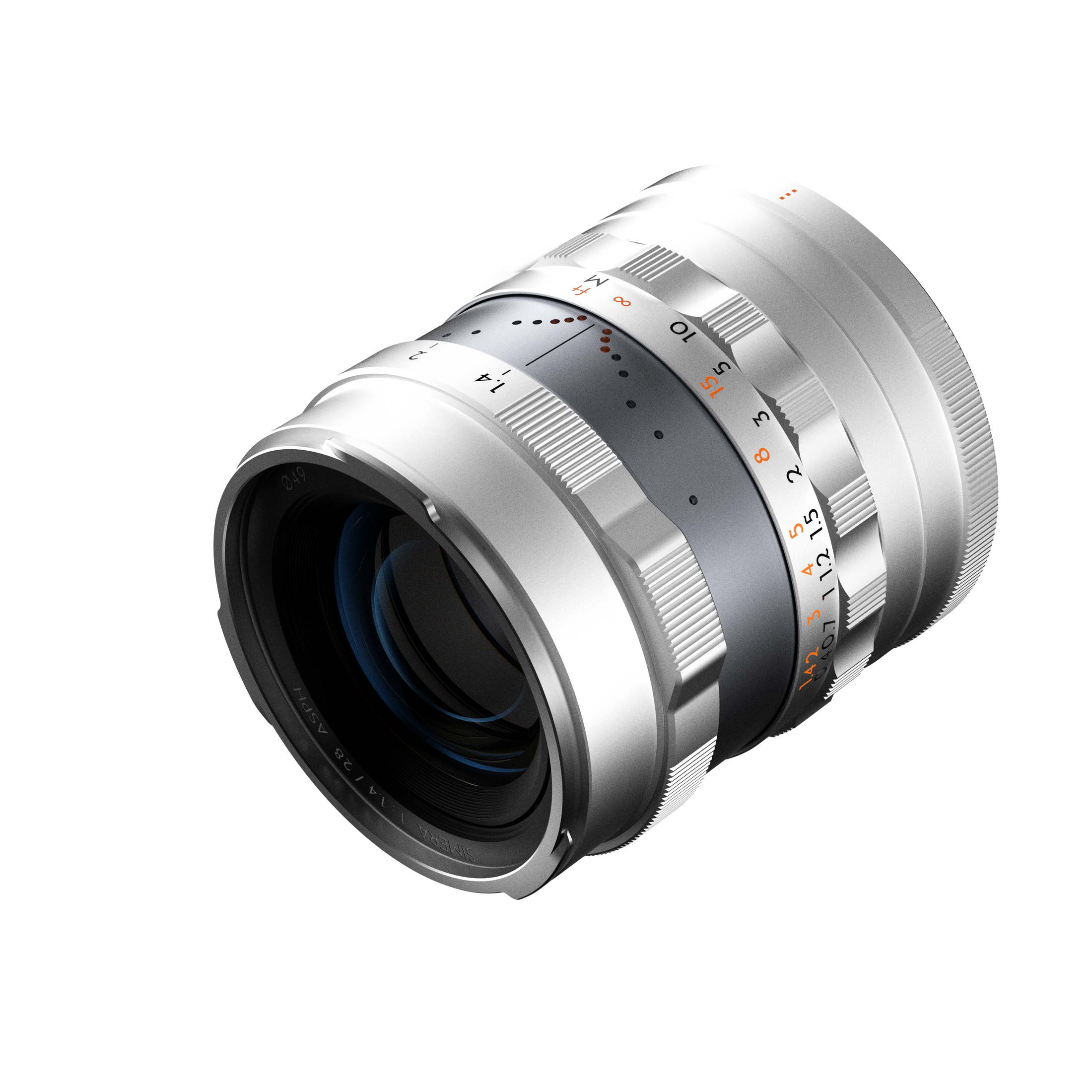 Thypoch Simera 28mm f1.4 for Fujifilm X Mount Lens (Silver)