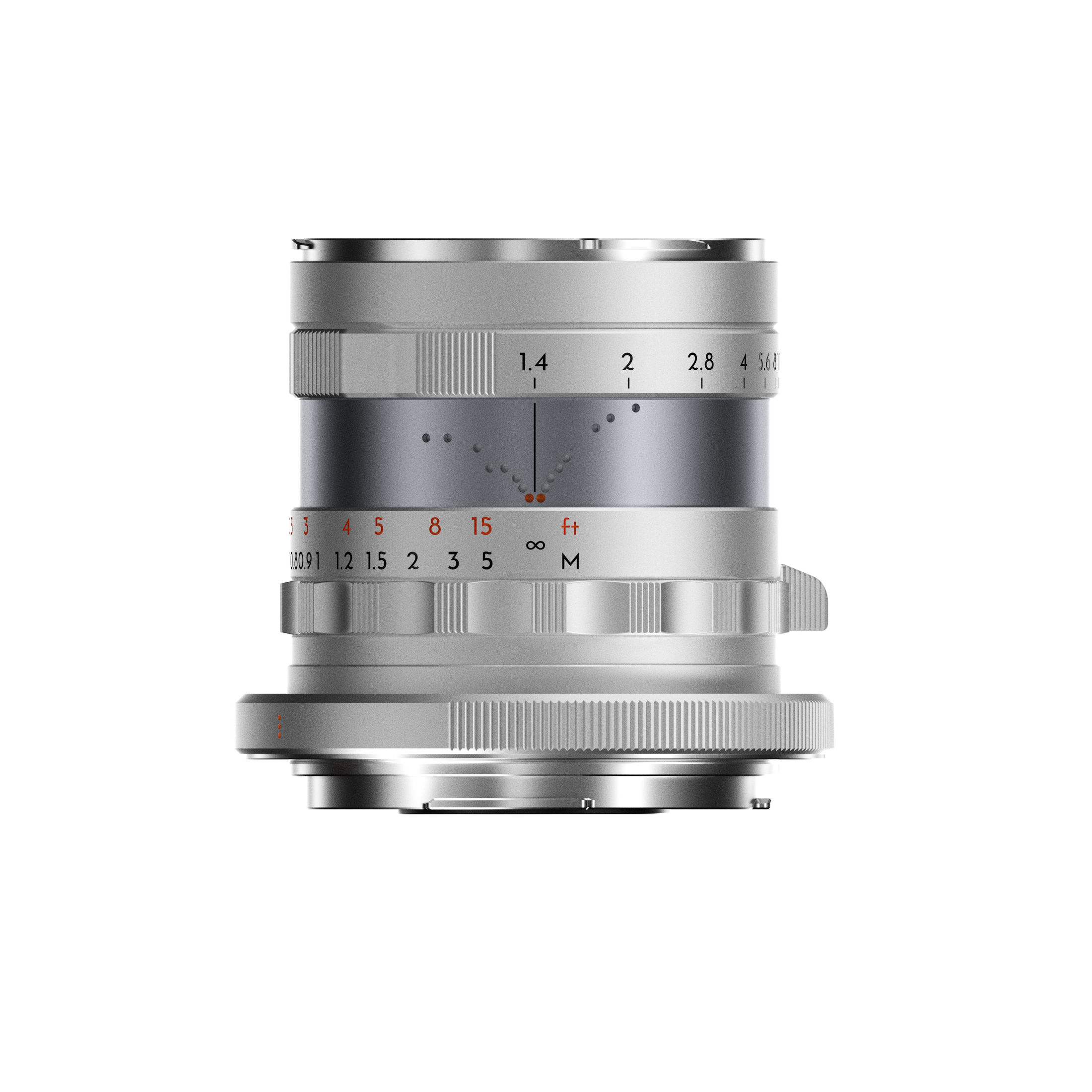 Thypoch Simera 35mm f1.4 for  Canon RF Mount Lens (Silver)