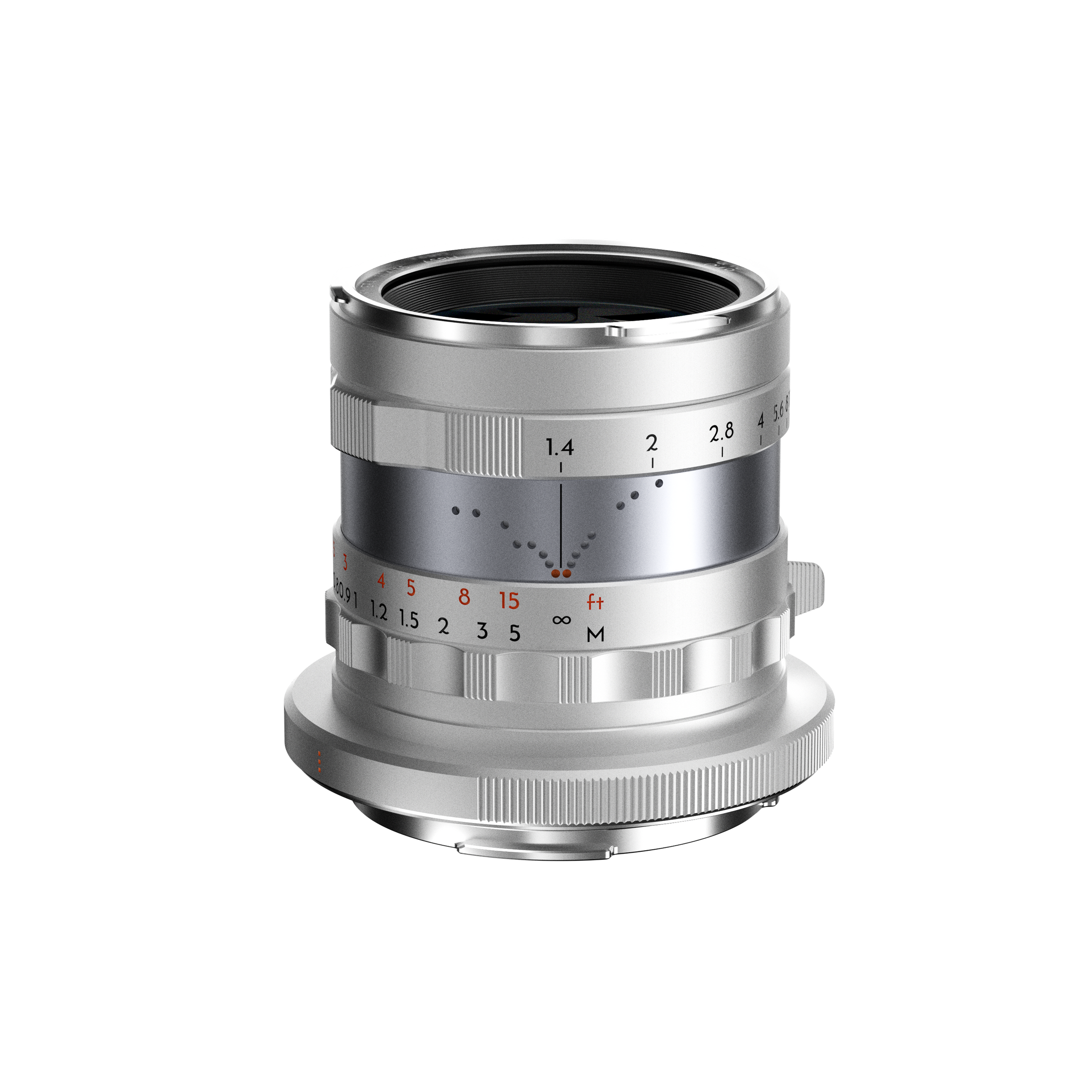 Thypoch Simera 35mm f1.4 for  Canon RF Mount Lens (Silver)