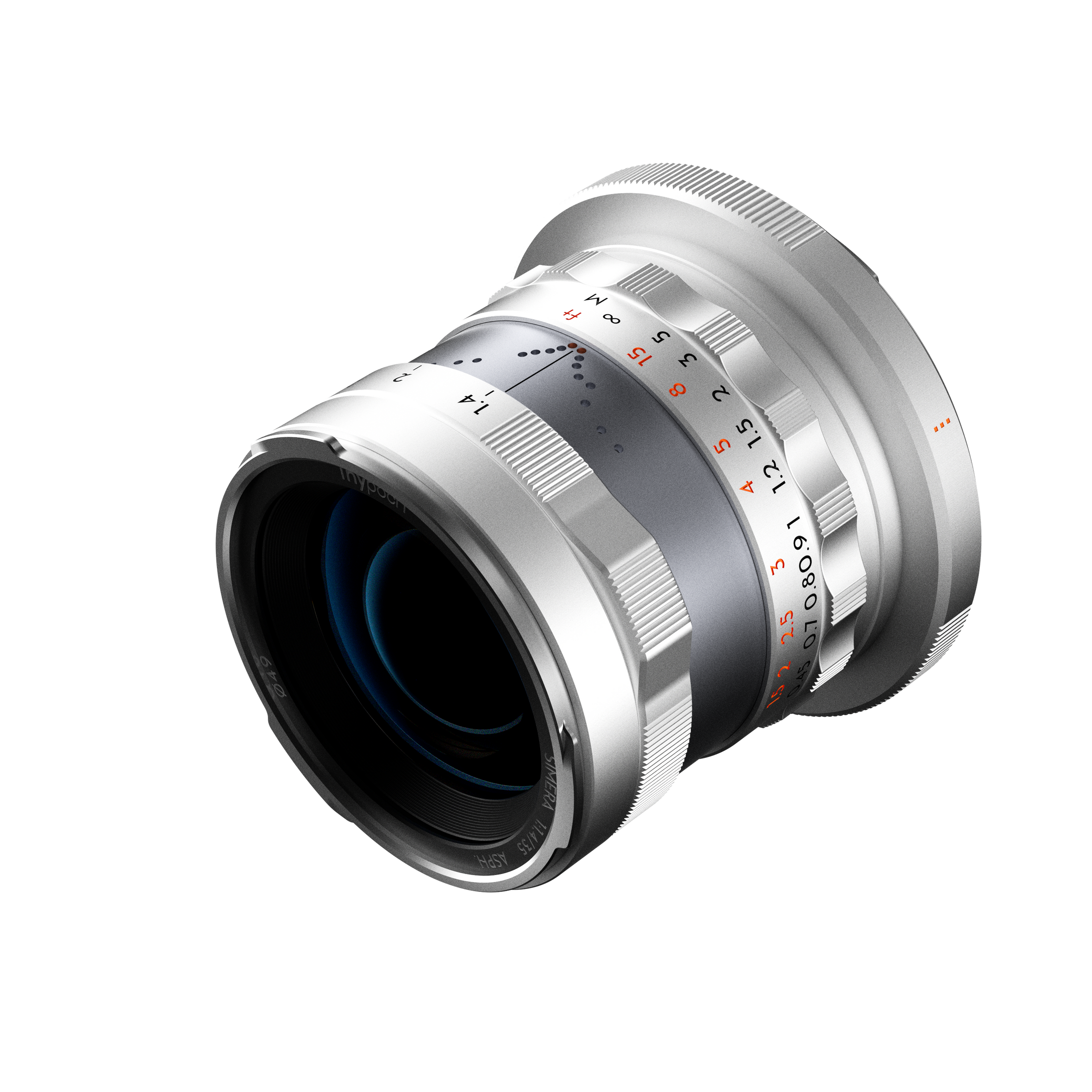 Thypoch Simera 35mm f1.4 for  Canon RF Mount Lens (Silver)