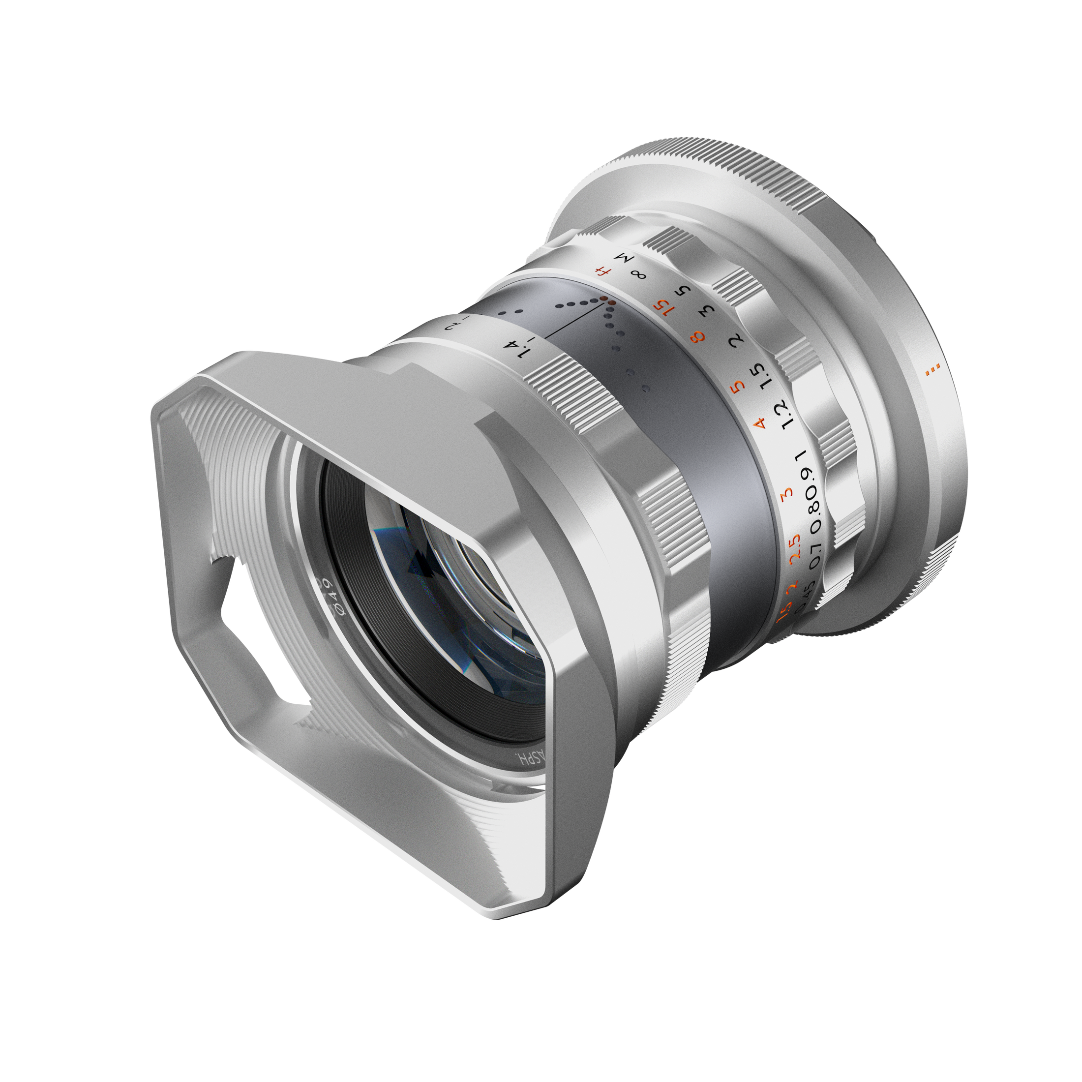 Thypoch Simera 35mm f1.4 for  Canon RF Mount Lens (Silver)