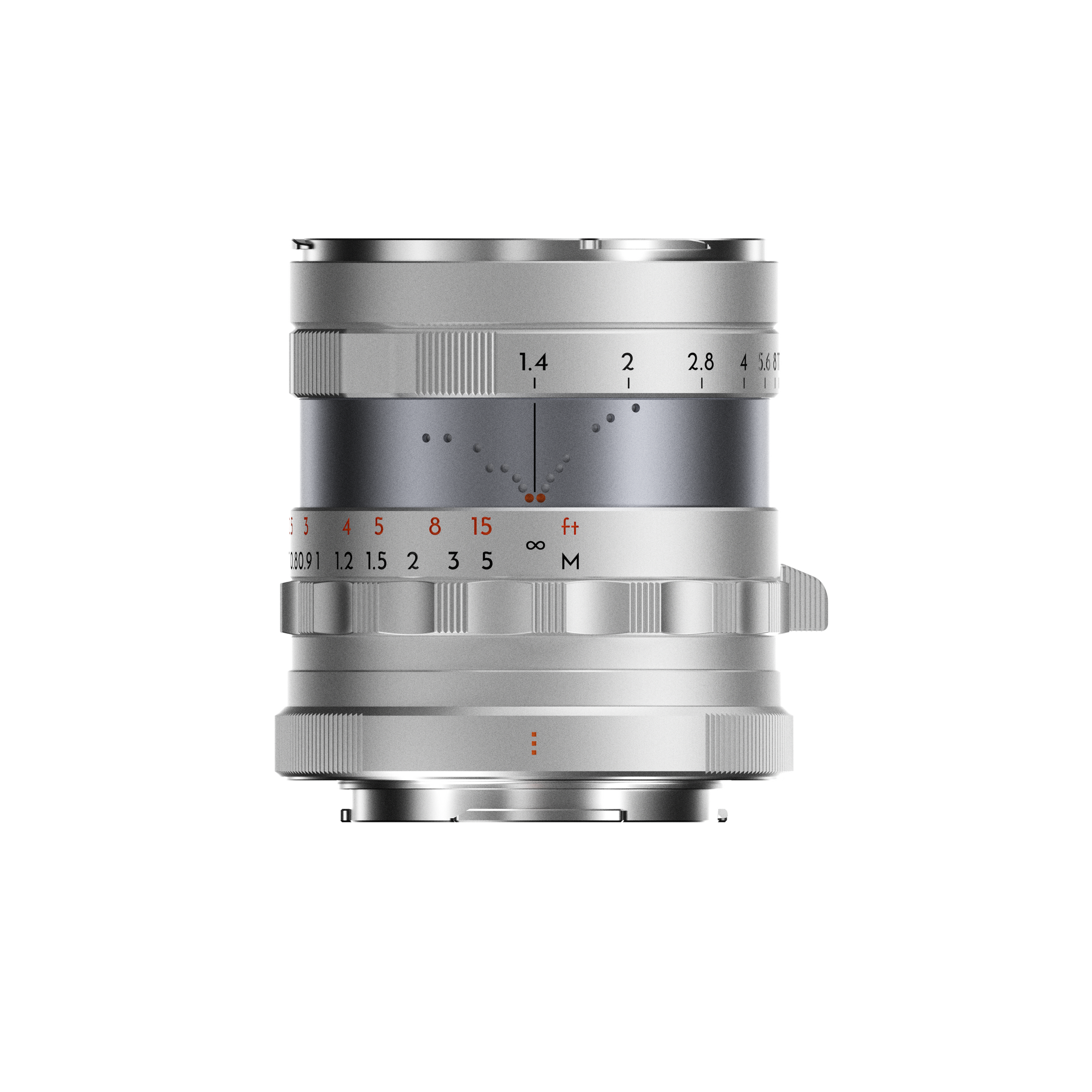 Thypoch Simera 35mm f1.4 for  Fujifilm X Mount Lens (Silver)