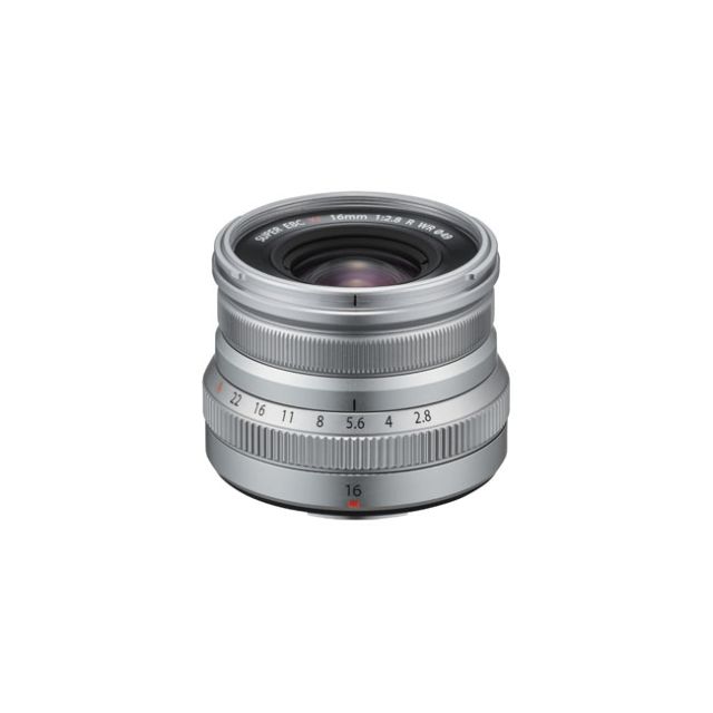 Fujifilm XF16mmF2.8 R WR Lens (Silver)