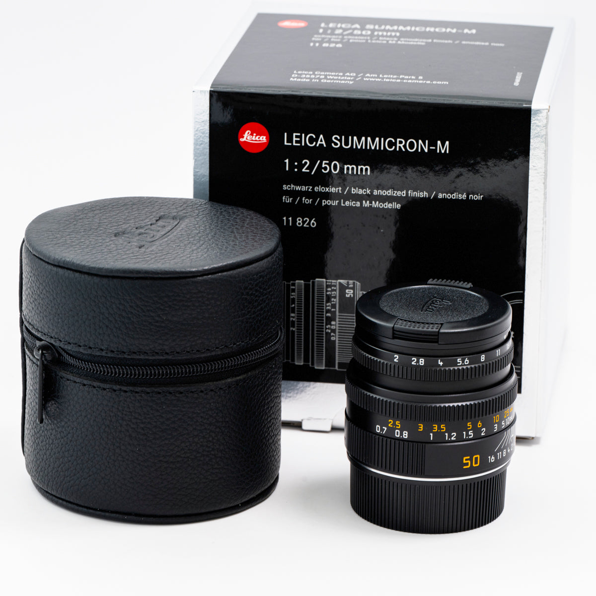 Leica Summicron-M 50mm f/2 Lens #11826 - Open Box