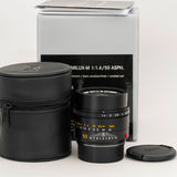 Leica Summilux-M 50mm f/1.4 ASPH. Lens (Leica M, Black, 2023 Version) #11728