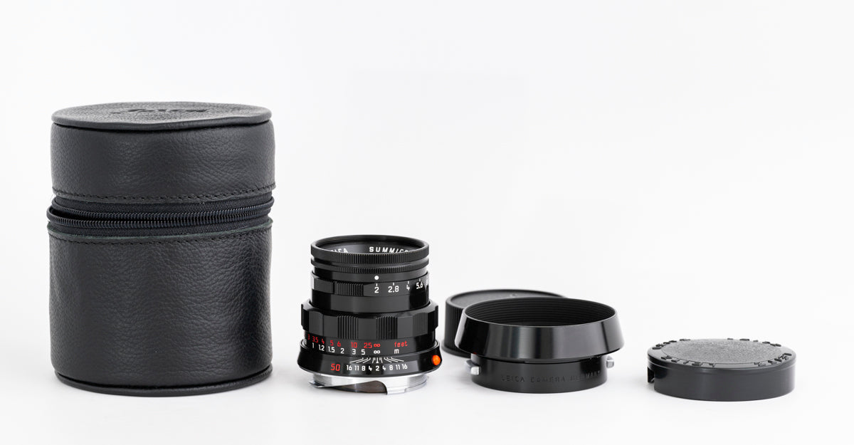 Leica Summicron-M 50mm F2 - Black Paint From MP Classic Set RARE (500 PC Worldwide)