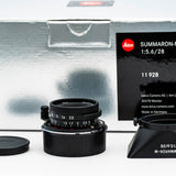 Leica Summaron-M 28mm f/5.6 Lens Matte Black #11928