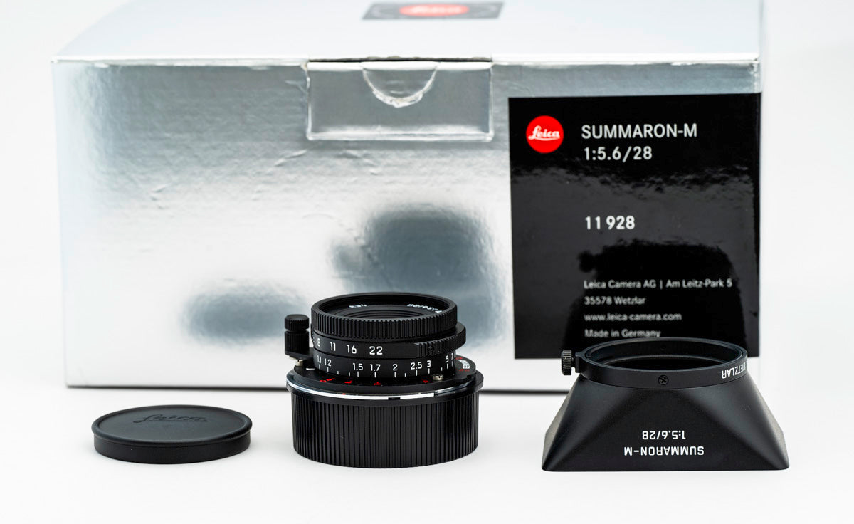 Leica Summaron-M 28mm f/5.6 Lens Matte Black #11928 (Used)