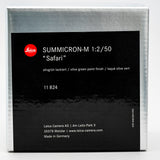 Leica Summicron-M 50mm f/2 Limited Edition 'Safari' Lens #11824 - Open Box