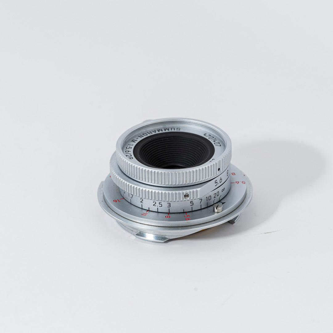 Leica Summaron-M 28mm f/5.6 Lens (Silver) Used