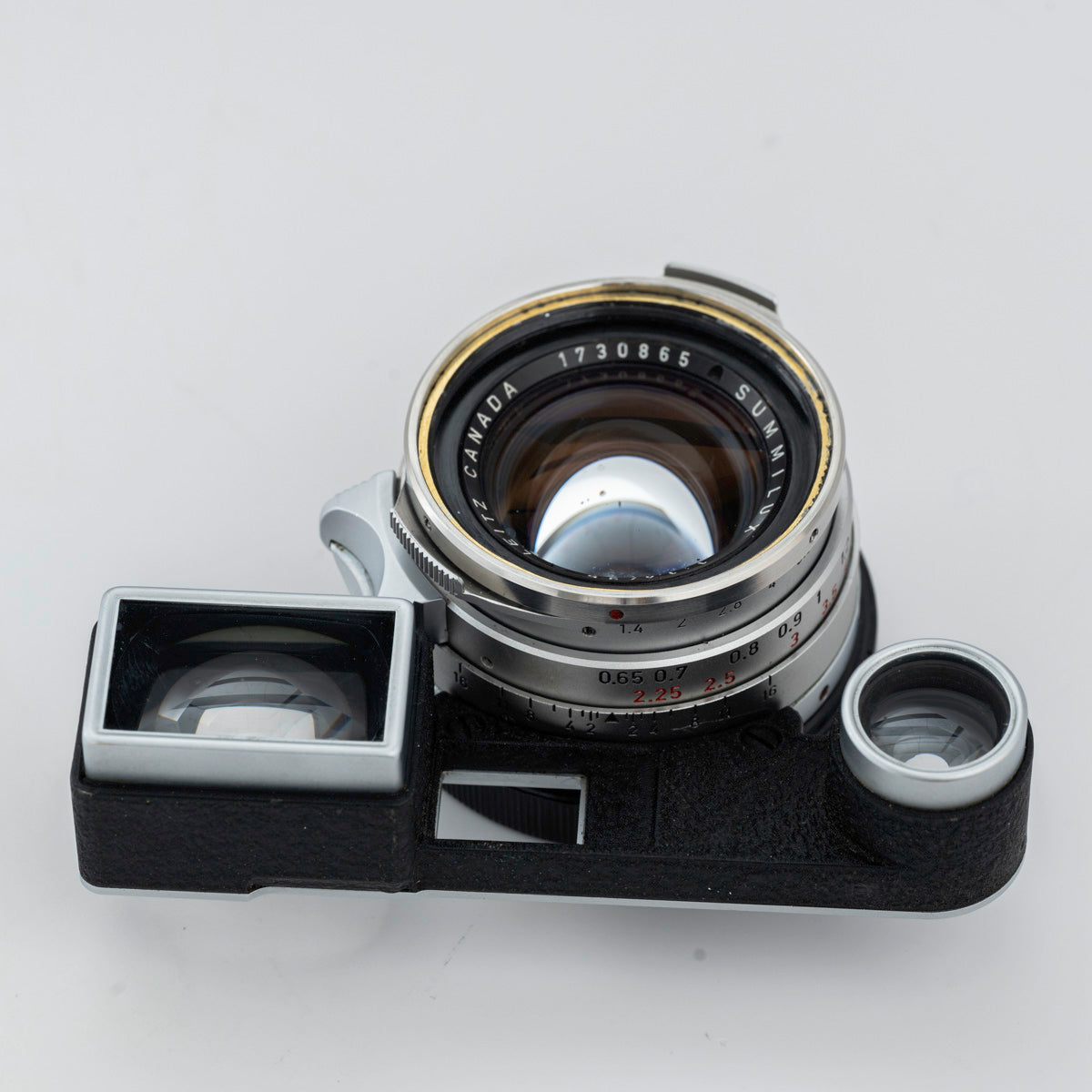 Leica 35mm Summilux "Steel Rim" f/1.4 Version 1 w/ Goggles Lens + Hood (Used) #11870