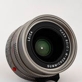 Leica 28mm Summicron-M f/2 ASPH Titanium Lens (Used) Limited Edition (Only 333 Worldwide)