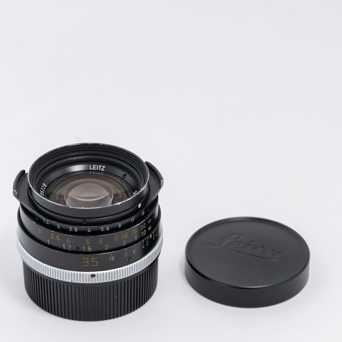 Leica 35mm f/1.4 Summilux Black Lens #11870 Used