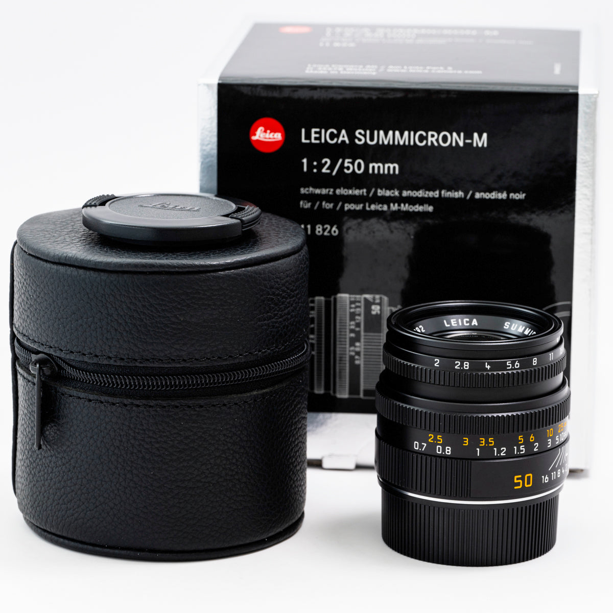 Leica Summicron-M 50mm f/2 Lens #11826 - Open Box